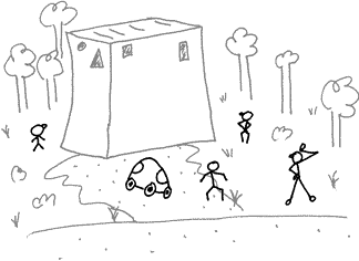 House with no doors